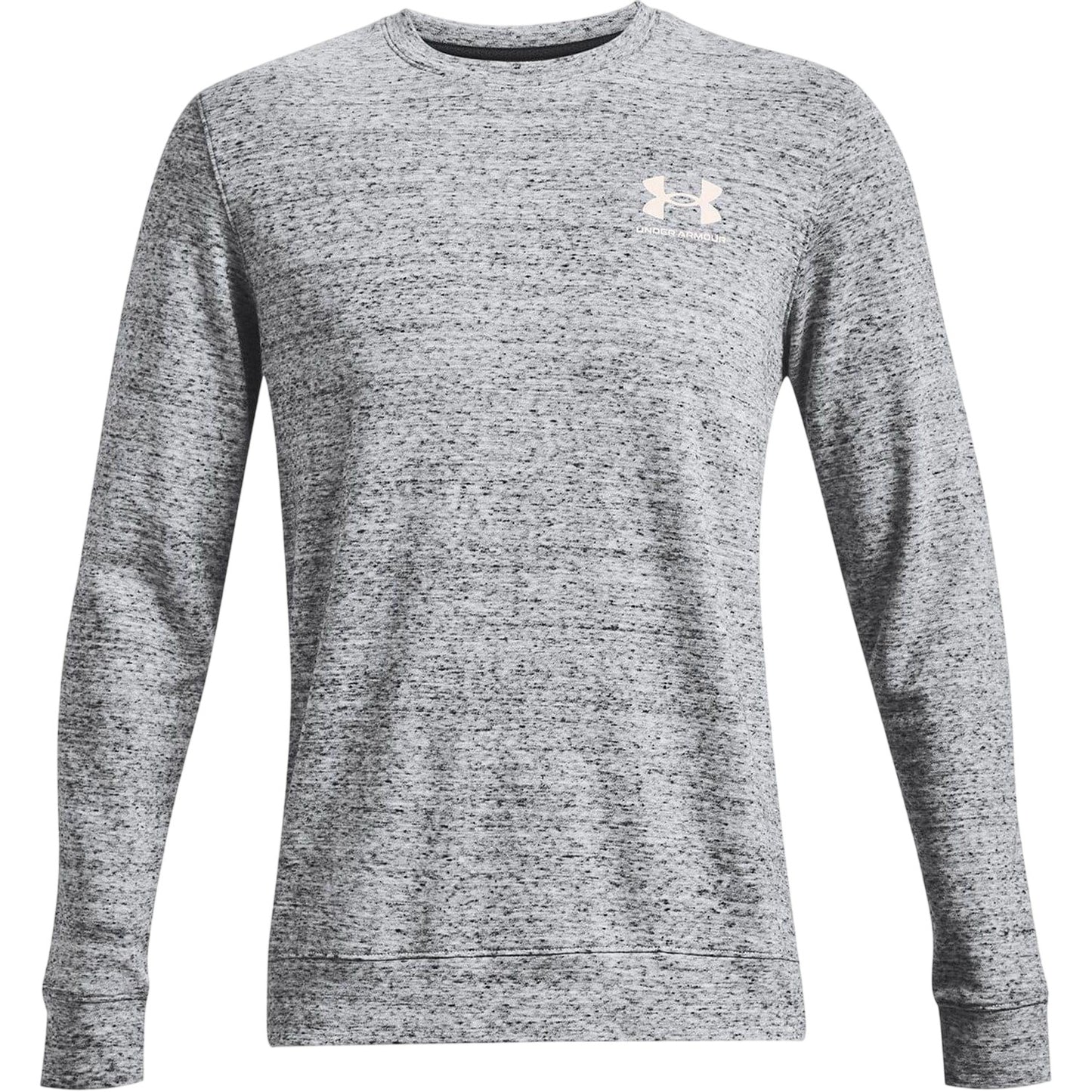 Grey - Front - Under Armour Mens Rival Terry Sweatshirt