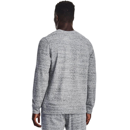 Grey - Back - Under Armour Mens Rival Terry Sweatshirt
