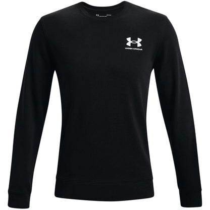 Black - Front - Under Armour Mens Rival Terry Sweatshirt