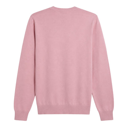 Pink - Back - Farah Mens Mullen Crew Neck Relaxed Fit Sweatshirt
