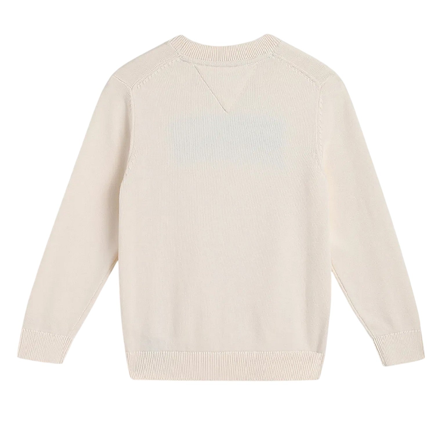 Ivory - Back - Tommy Hilfiger Childrens-Kids Monotype 1985 Jumper