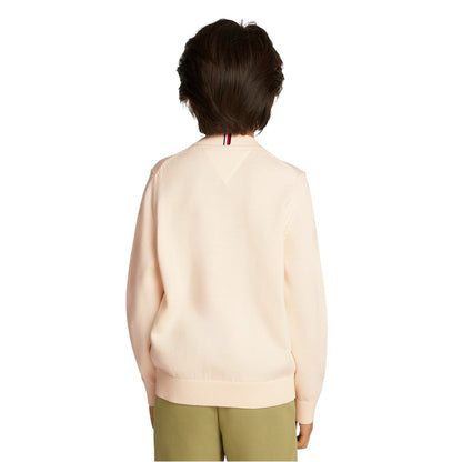 Ivory - Side - Tommy Hilfiger Childrens-Kids Monotype 1985 Jumper