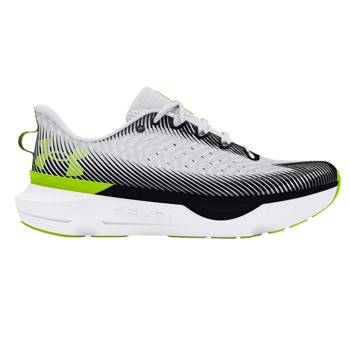 White - Side - Under Armour Womens-Ladies Infinite Pro Running Trainers