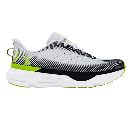 White - Side - Under Armour Womens-Ladies Infinite Pro Running Trainers