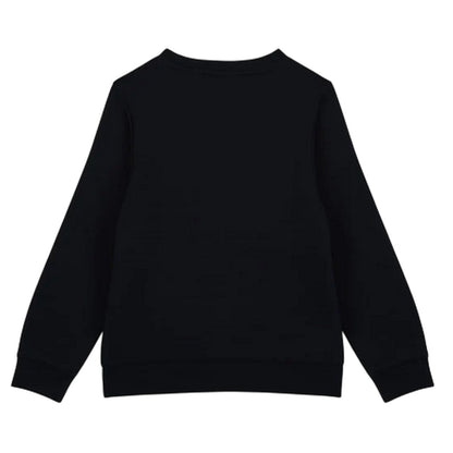 Black - Back - Slazenger Boys Logo Fleece Sweatshirt