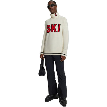 White - Lifestyle - Boss Mens Ski Turtle Neck Jumper