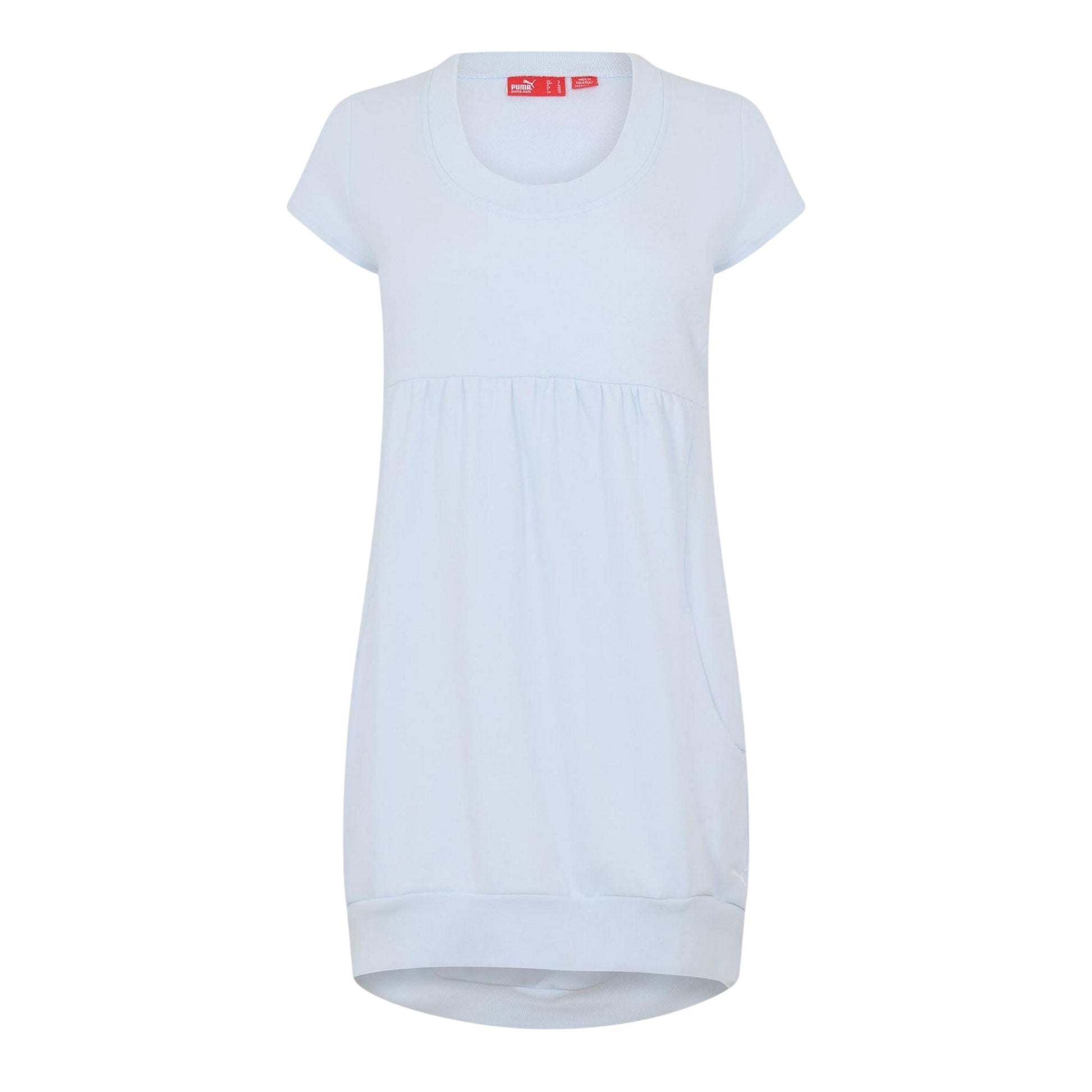 White - Front - Puma Womens-Ladies Relaxed Fit Sweat Dress