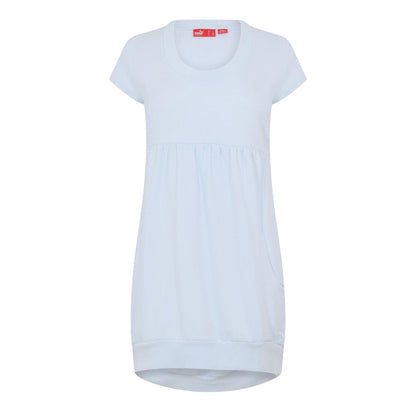 White - Front - Puma Womens-Ladies Relaxed Fit Sweat Dress