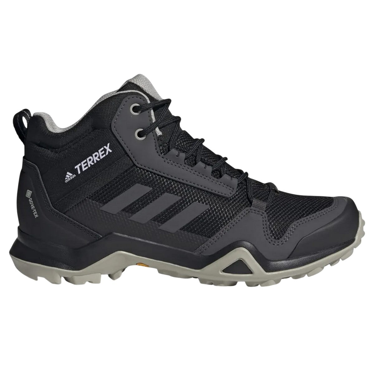 Black-Grey - Lifestyle - Adidas Womens-Ladies Terrex AX3 Mid Gore Tex Hiking Shoes