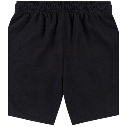 Black - Back - Nike Childrens-Kids Air Jordan Core Plain Shorts