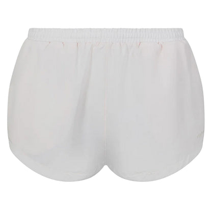 Cream - Back - USA Pro Womens-Ladies Tapered Running Shorts
