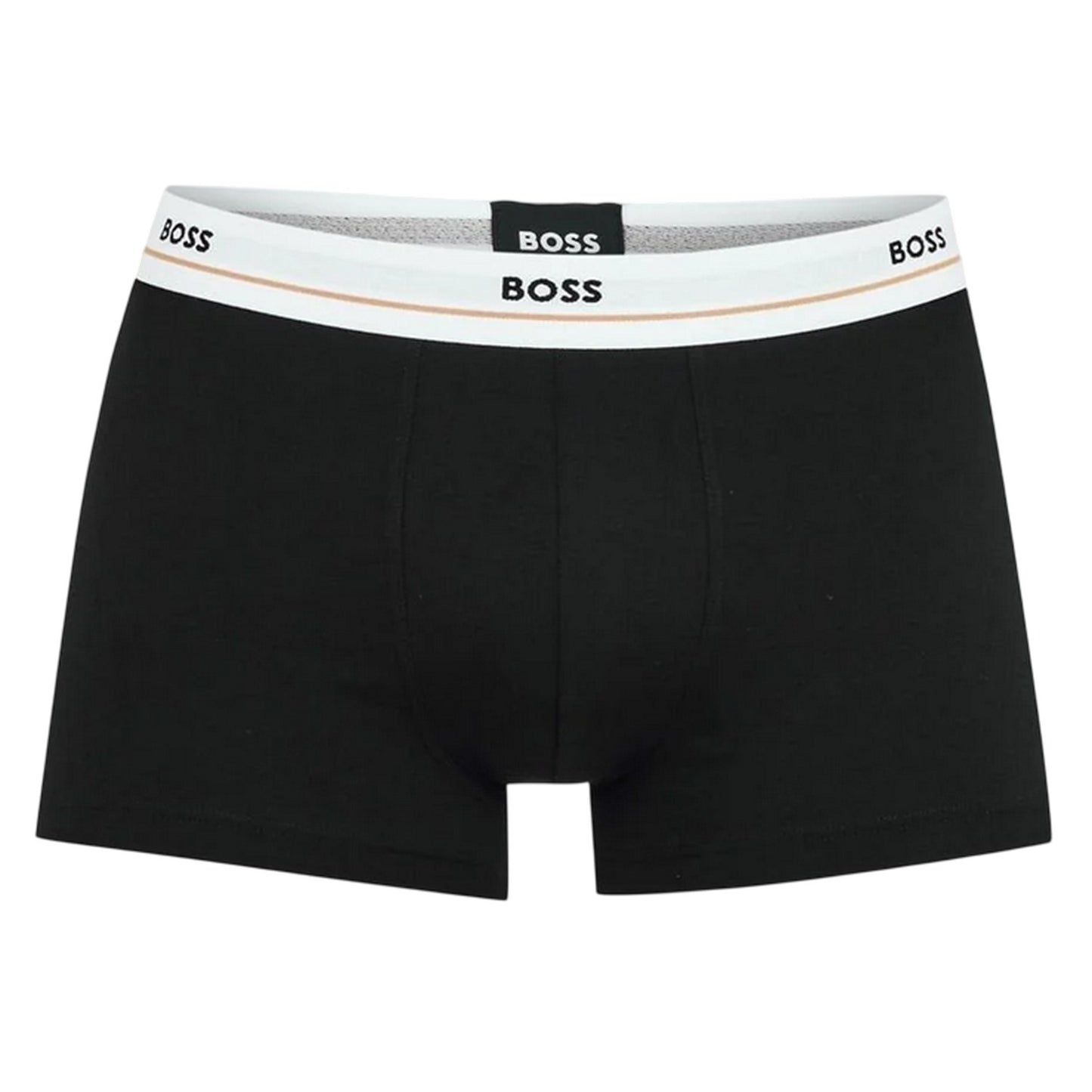 White - Back - Boss Mens Plain Boxer Shorts (Pack of 5)