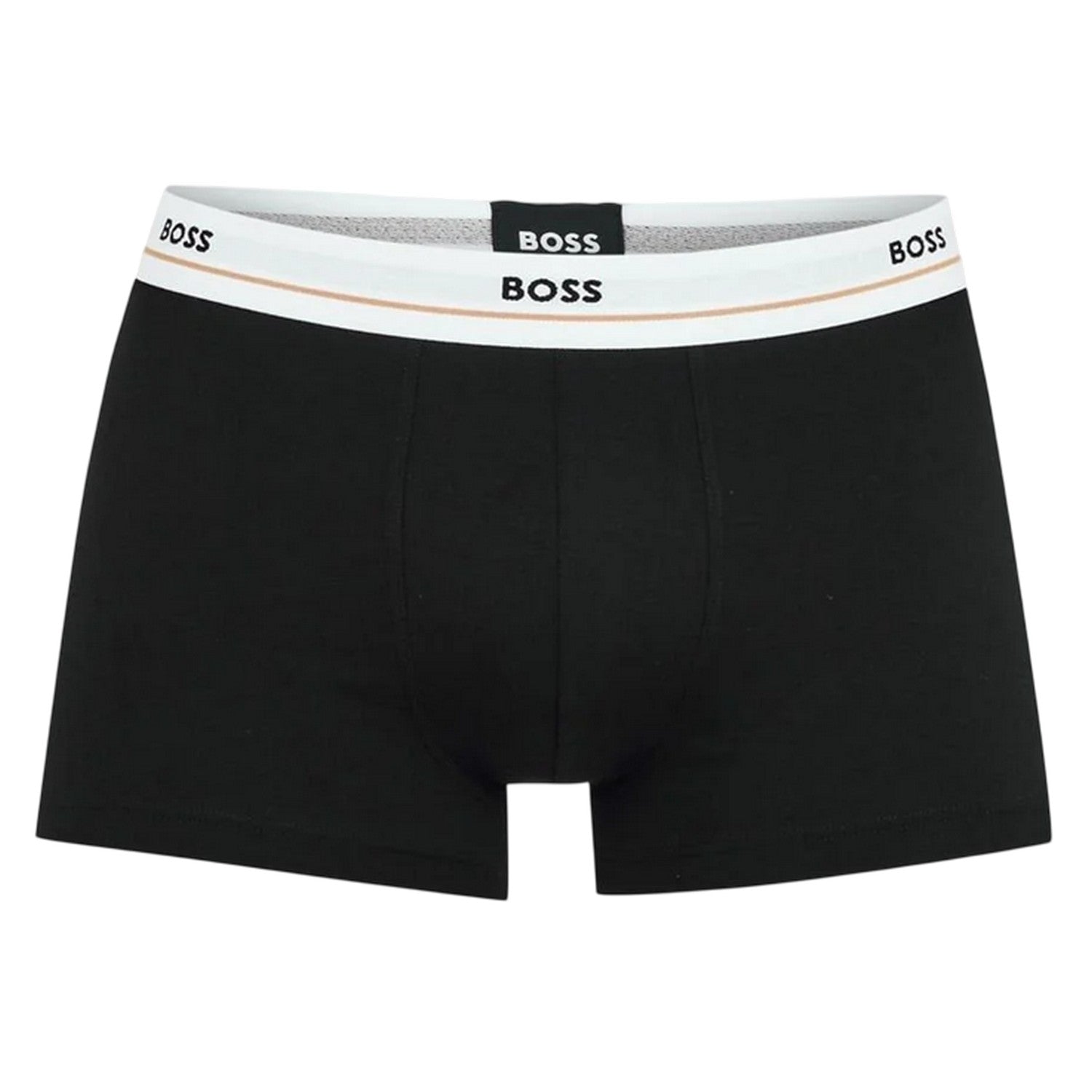 White - Back - Boss Mens Plain Boxer Shorts (Pack of 5)
