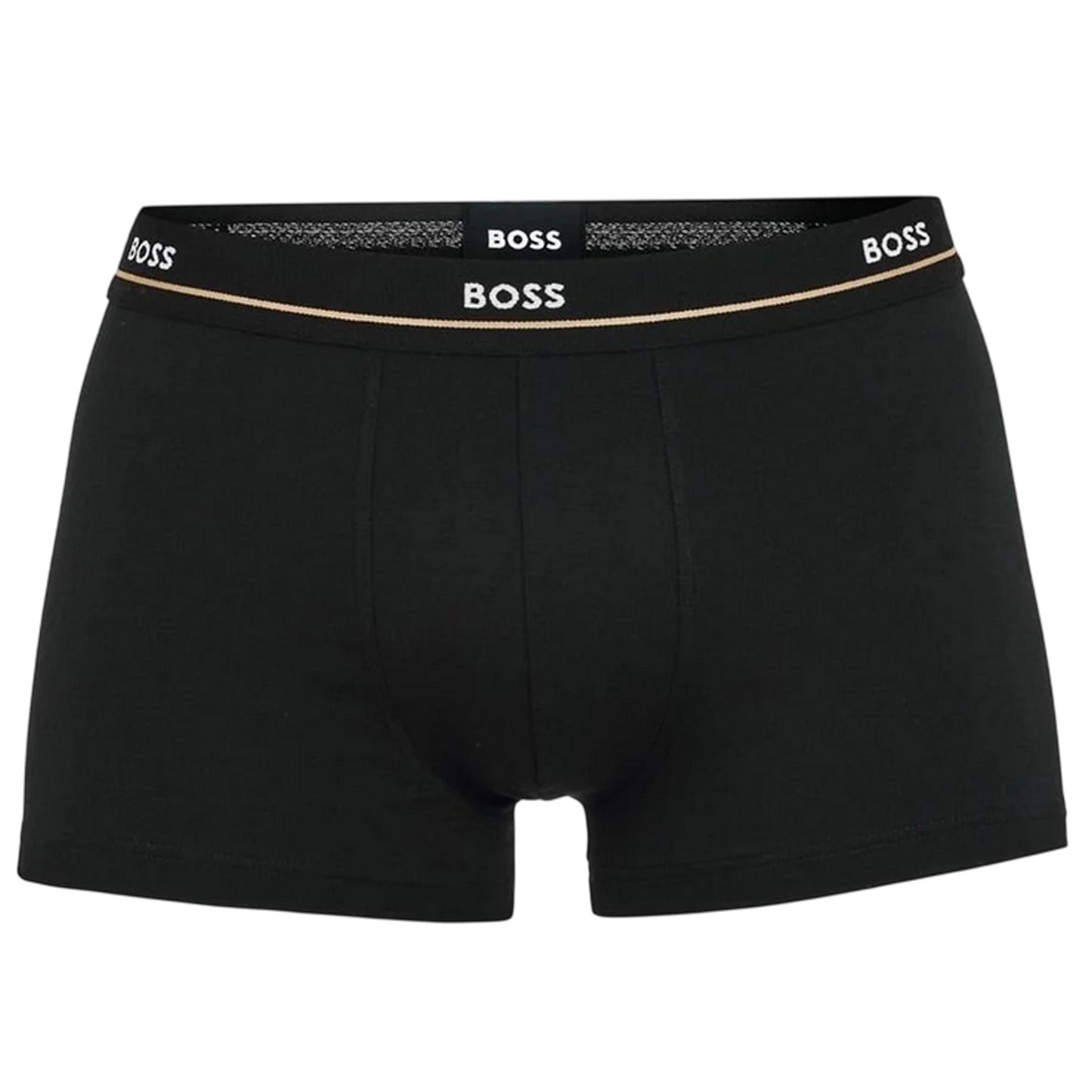 White - Side - Boss Mens Plain Boxer Shorts (Pack of 5)