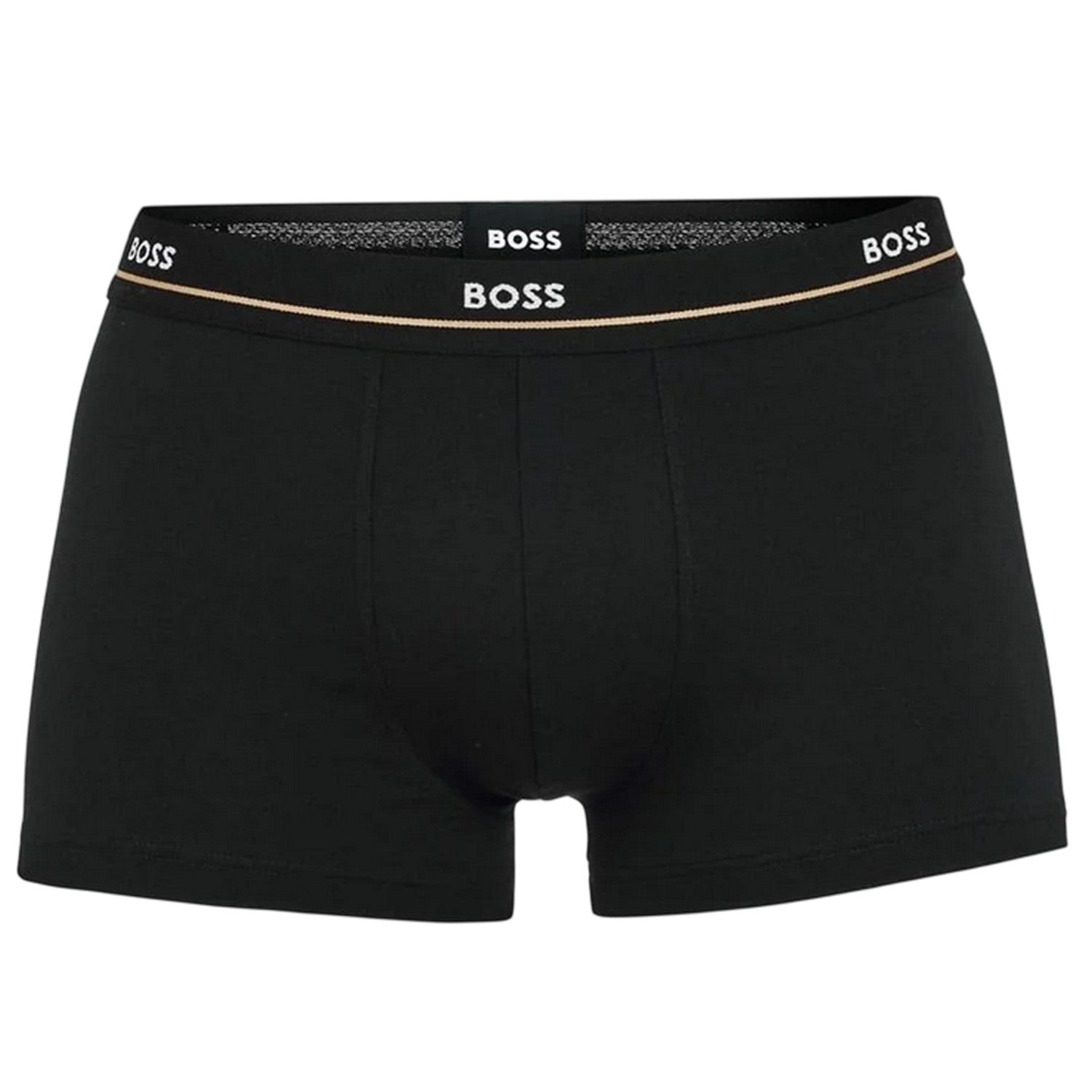 White - Side - Boss Mens Plain Boxer Shorts (Pack of 5)