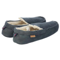 Grey - Back - Ben Sherman Mens Casa Cartegena Moccasin Slippers