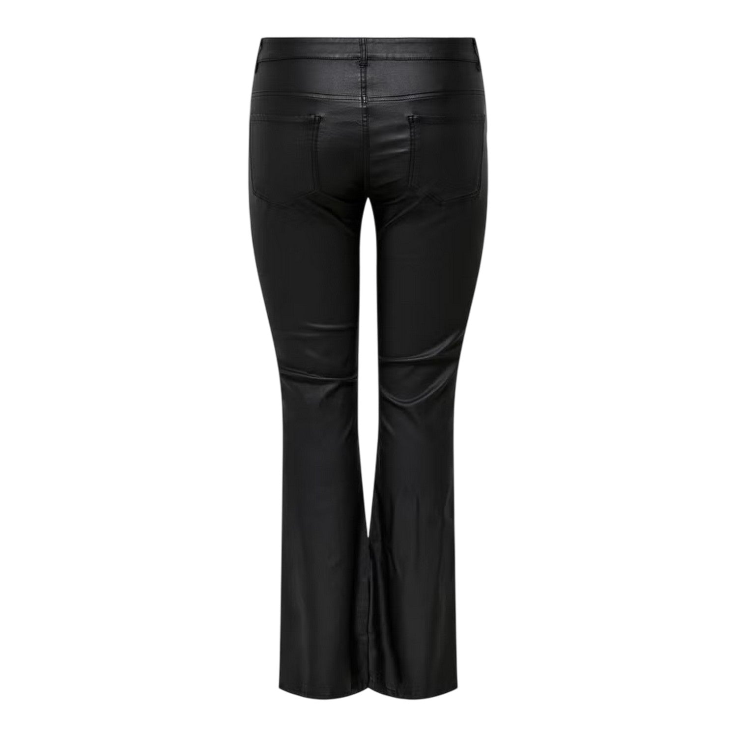 Black - Back - Only Womens-Ladies Carblush Flared Trousers