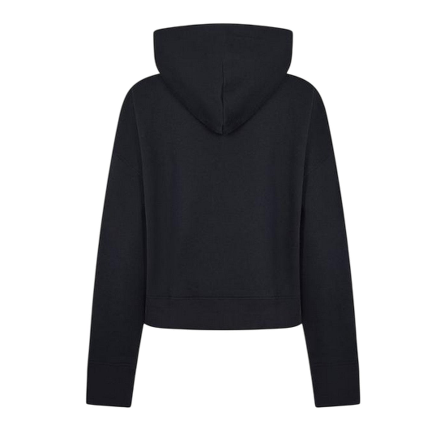 Black - Back - Boss Womens-Ladies Diamante Drawstring Hoodie