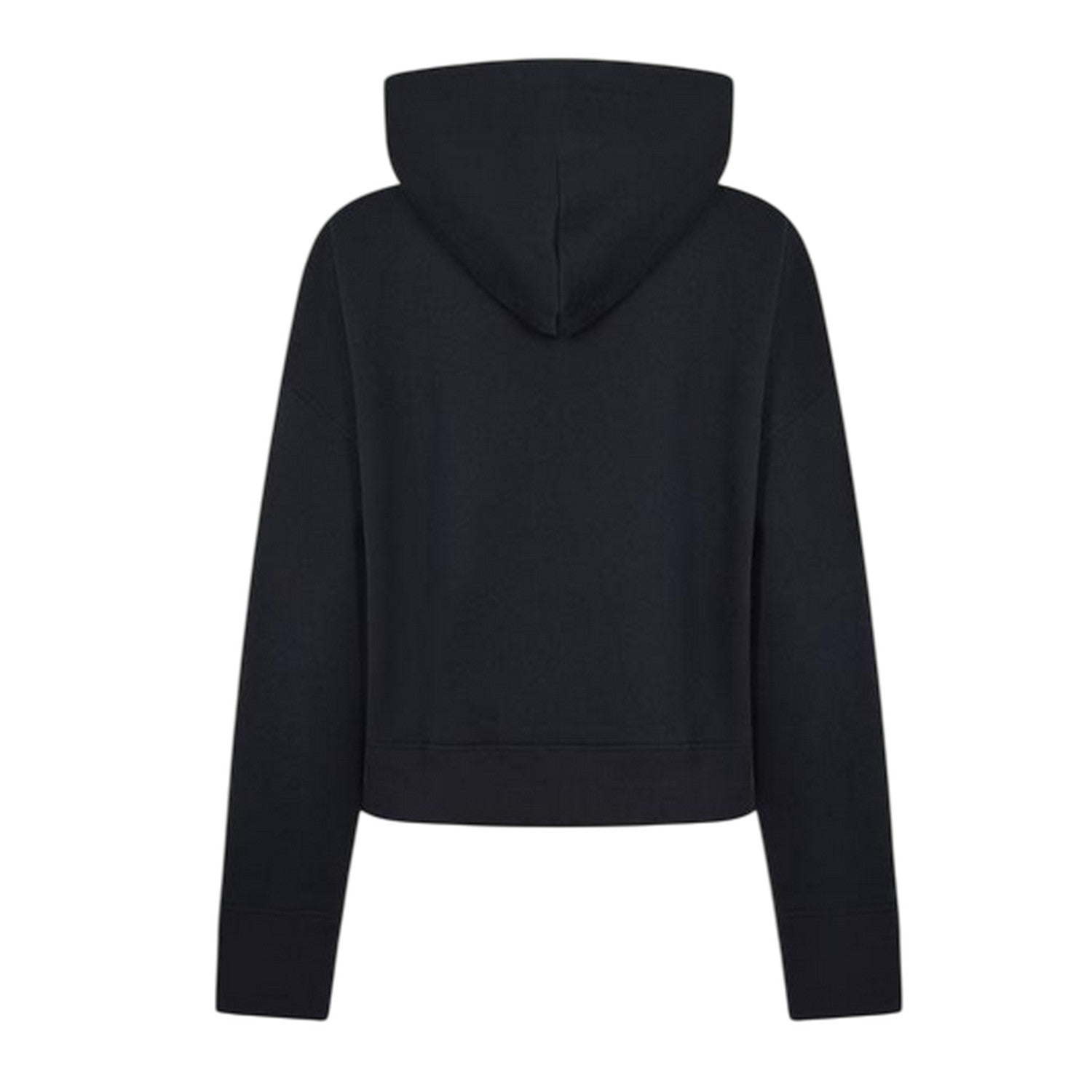 Black - Back - Boss Womens-Ladies Diamante Drawstring Hoodie
