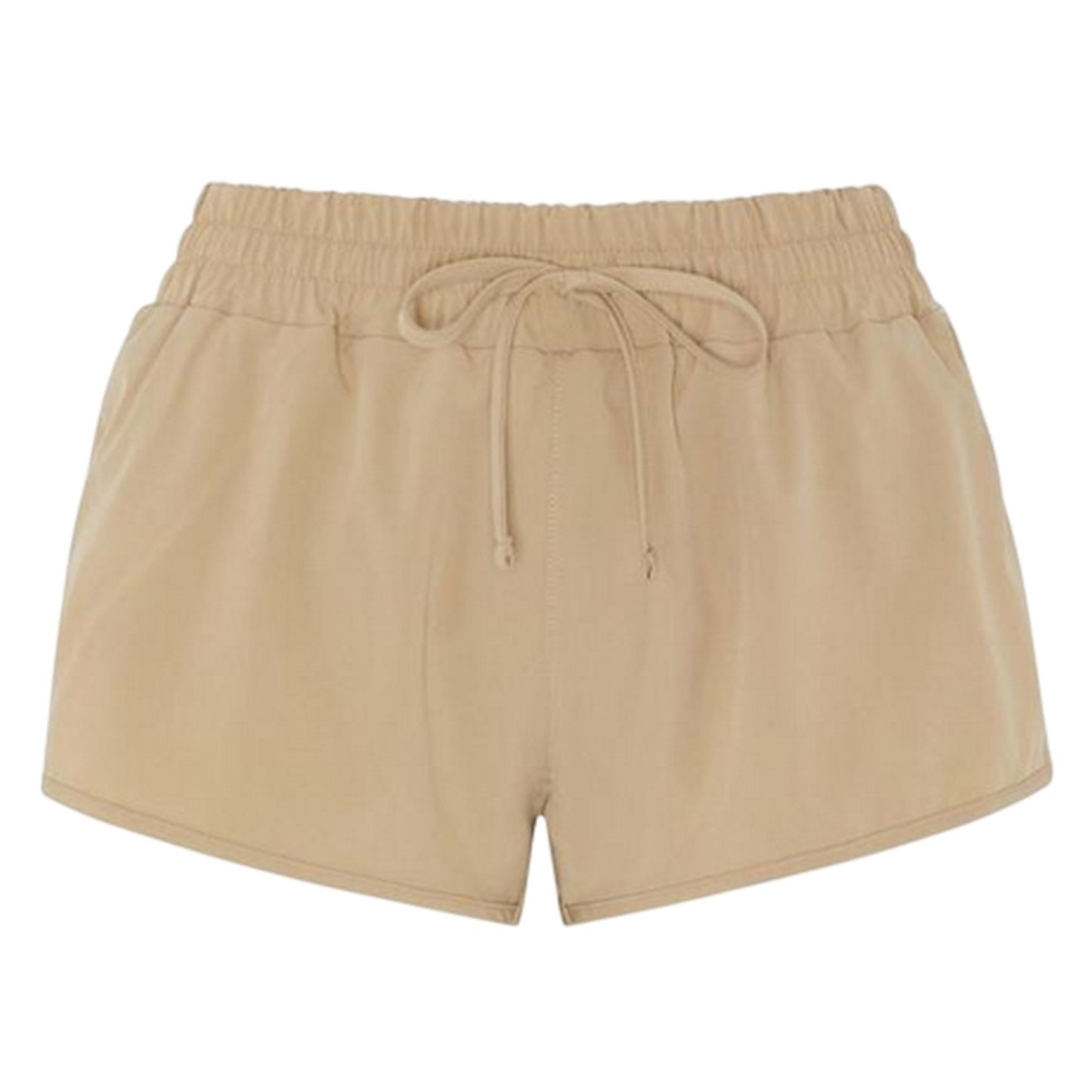 Neutral - Front - HIIT Womens-Ladies Gloss Woven Athletic Running Shorts