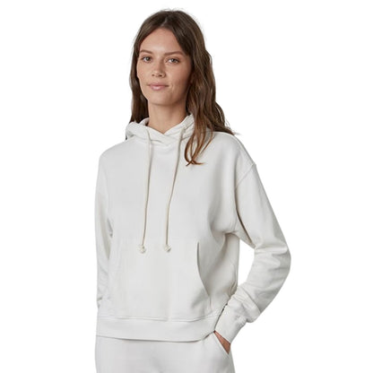 Coconut - Front - Velvet by Graham & Spencer Womens-Ladies Fleece Hoodie
