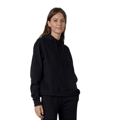 Black - Front - Velvet by Graham & Spencer Womens-Ladies Fleece Hoodie