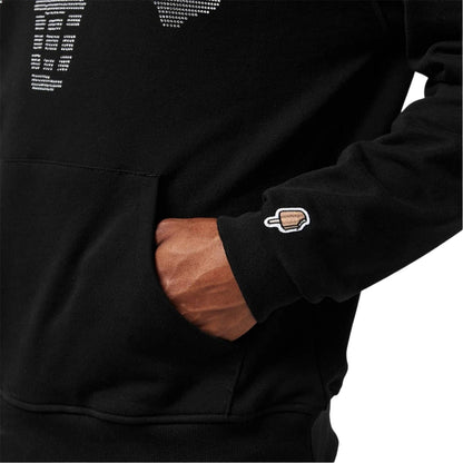 Black - Side - ICECREAM Unisex Adult Skull And Crossbones Sweatshirt