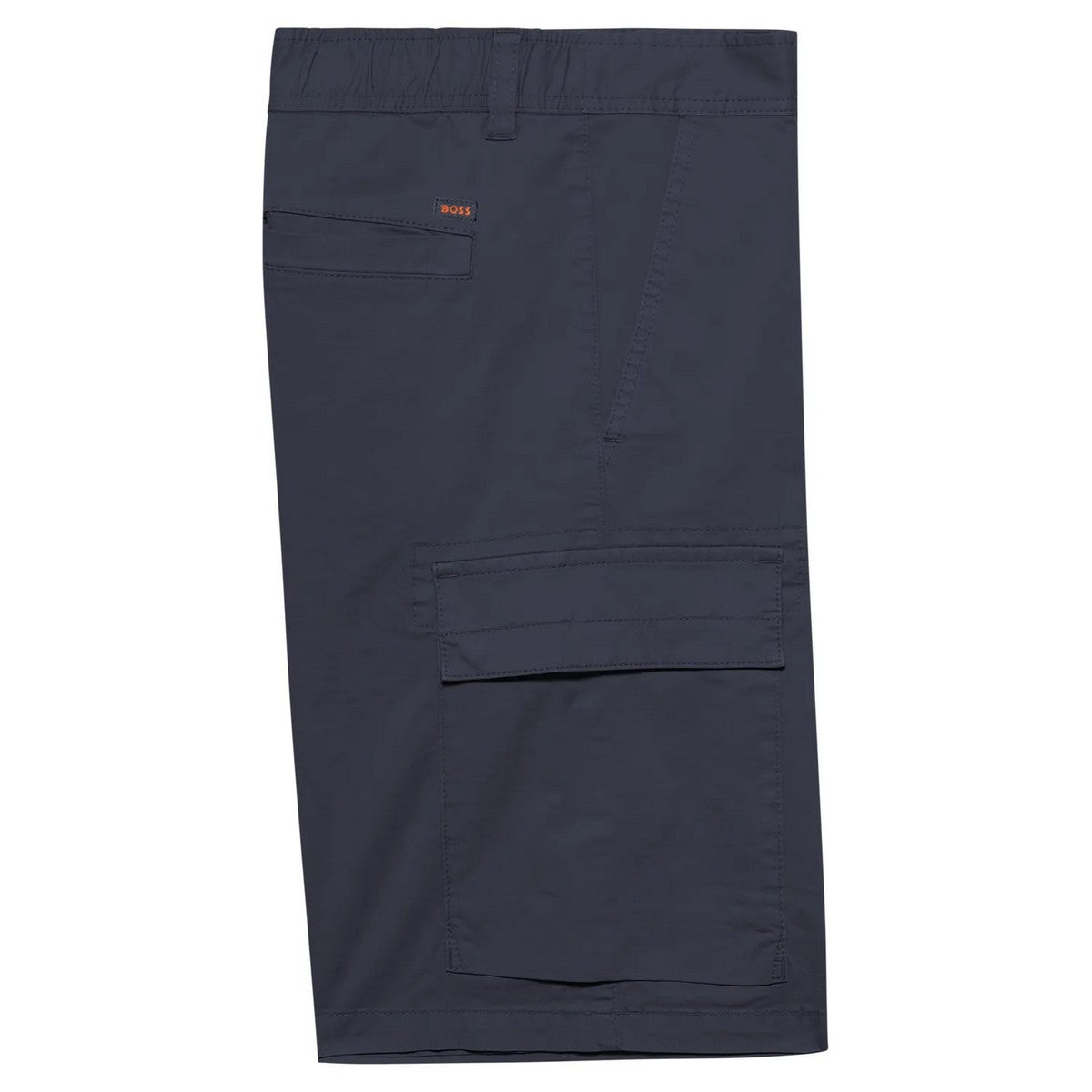 Dark Blue - Side - Hugo Boss Mens Sisla Cargo Shorts