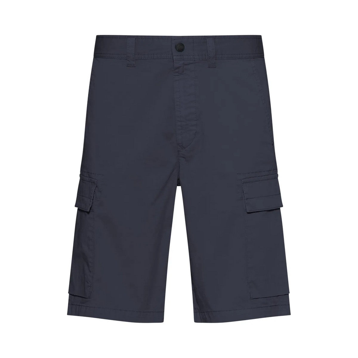 Dark Blue - Front - Hugo Boss Mens Sisla Cargo Shorts