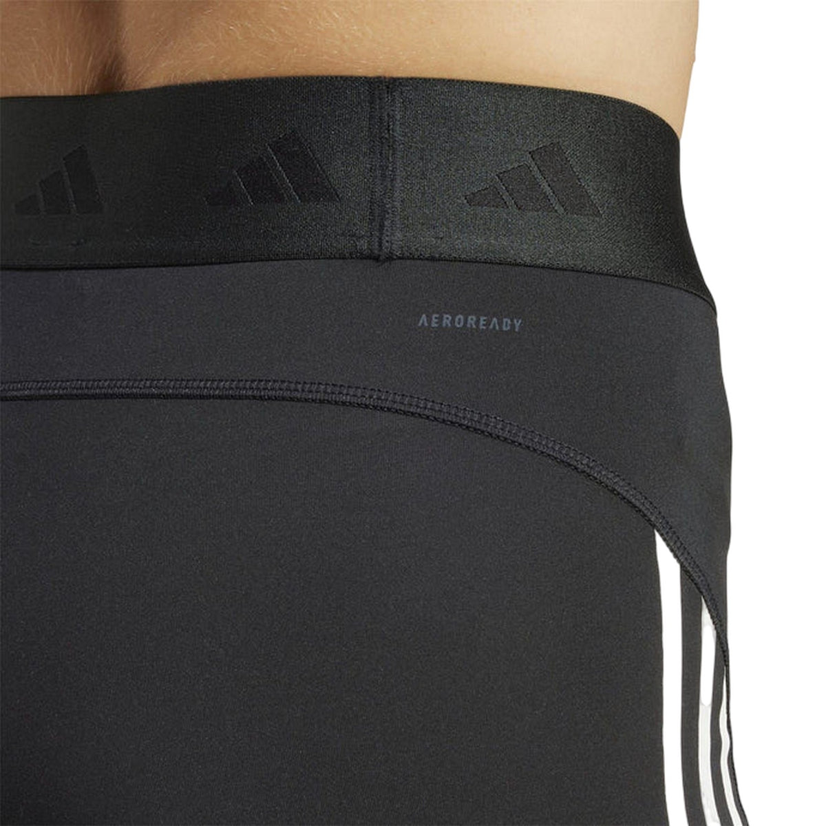 Black - Lifestyle - Adidas Womens-Ladies Hyperglam 3 Stripes Shorts