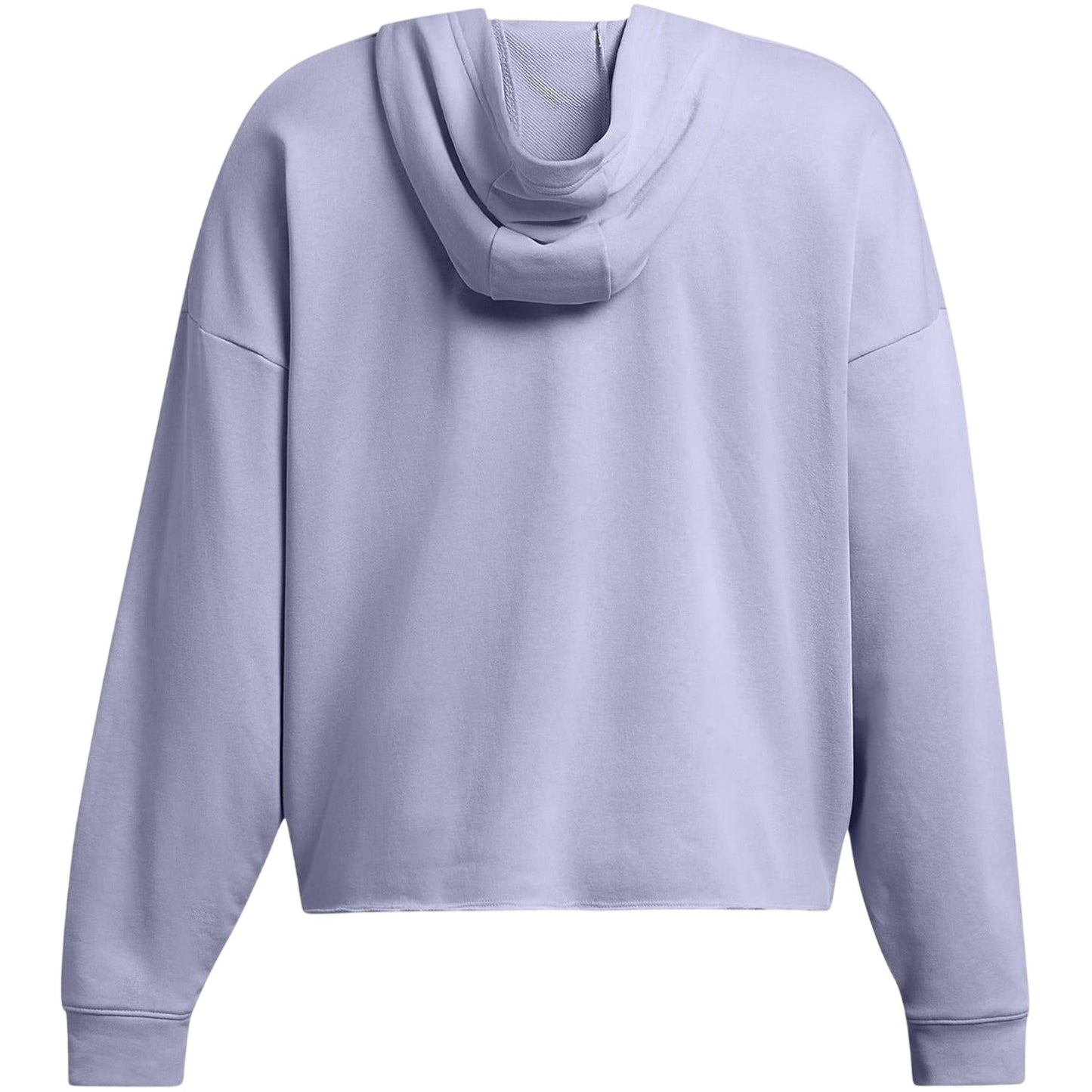 Celestial Grey - Back - Under Armour Womens-Ladies Relaxed Fit Crop Sweatshirt