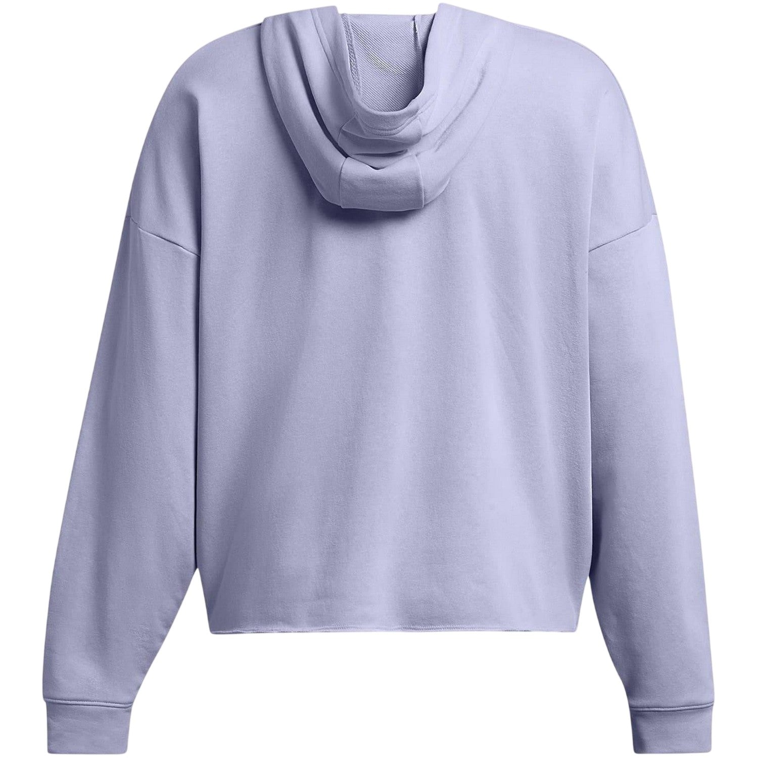 Celestial Grey - Back - Under Armour Womens-Ladies Relaxed Fit Crop Sweatshirt