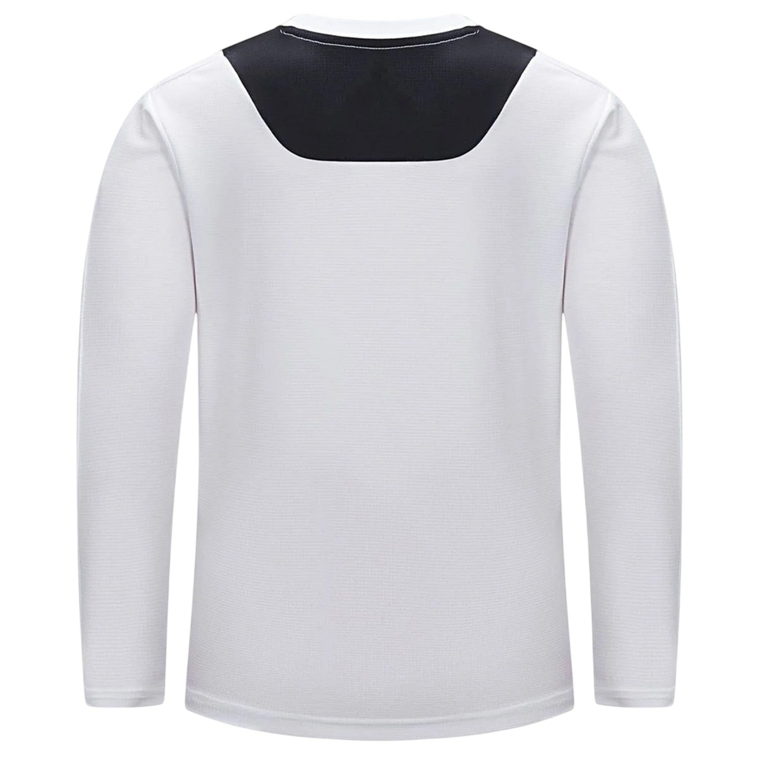 White - Back - Kelme Childrens-Kids Crew Neck Long-Sleeved T-Shirt