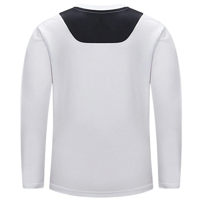 White - Back - Kelme Childrens-Kids Crew Neck Long-Sleeved T-Shirt