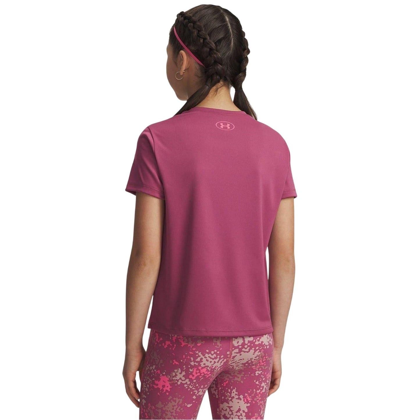 Fuchsia - Pack Shot - Under Armour Childrens-Kids Tech Varsity Performance T-Shirt