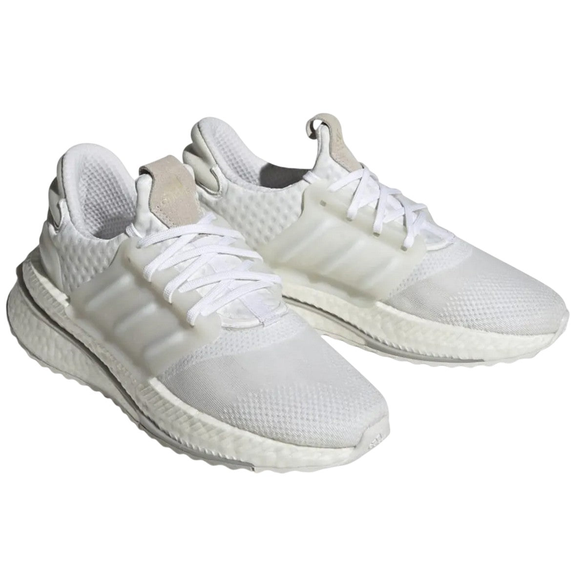 White - Front - Adidas Womens-Ladies X_PLRBOOST Trainers