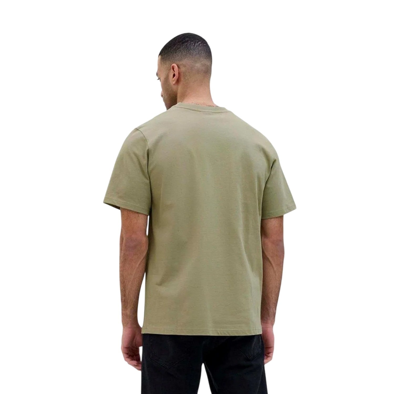 Aloe Green - Back - Jack And Jones Mens Royal Denim Division Embroidered T-Shirt