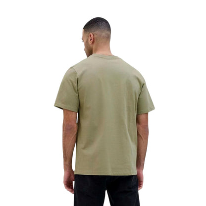 Aloe Green - Back - Jack And Jones Mens Royal Denim Division Embroidered T-Shirt