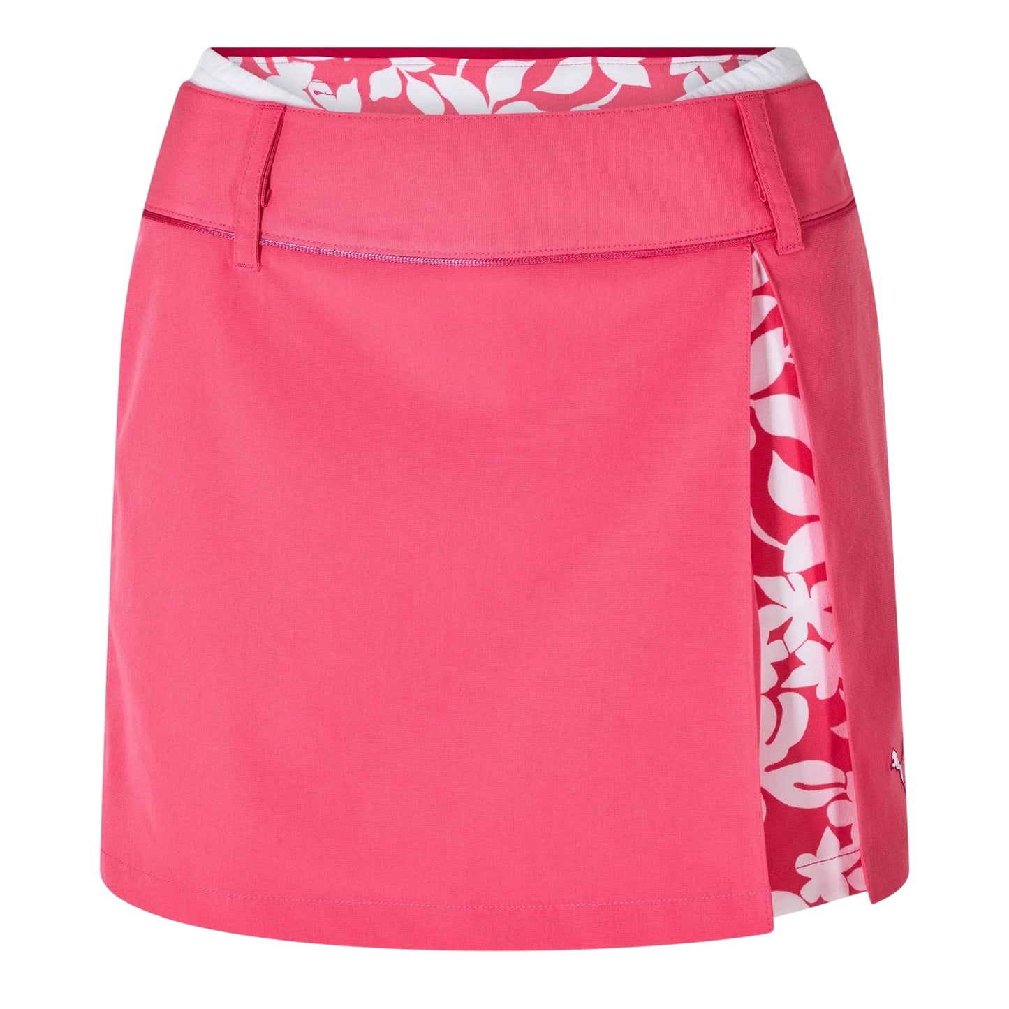 Pink - Front - Puma Womens-Ladies Floral Tailored Skort
