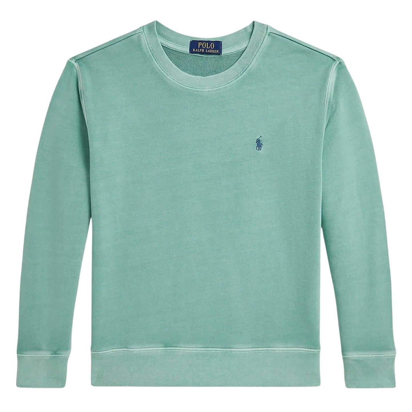 Mint Faded - Front - Ralph Lauren Childrens-Kids Embroidered Logo Sweatshirt