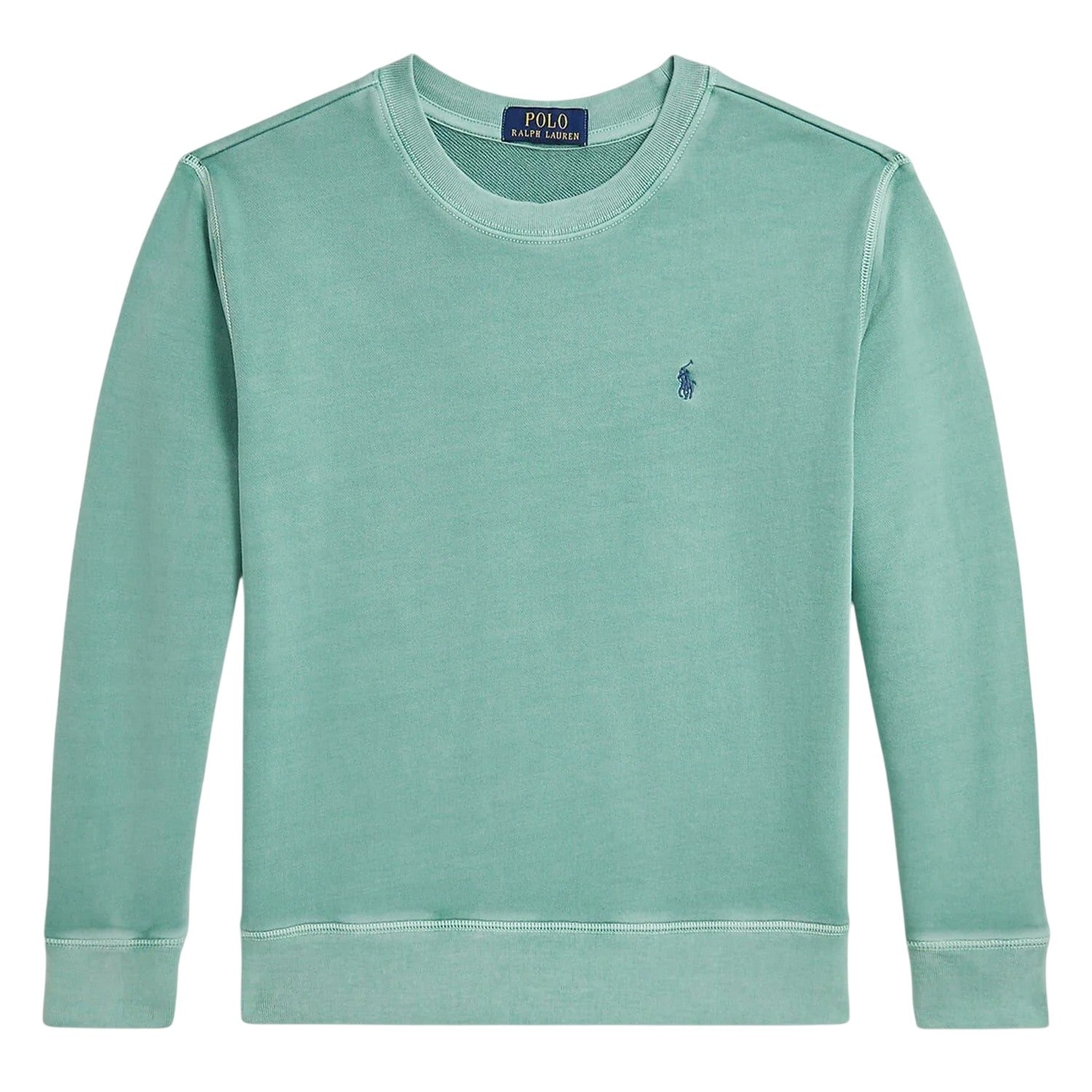 Mint Faded - Front - Ralph Lauren Childrens-Kids Embroidered Logo Sweatshirt