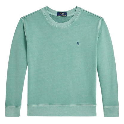 Mint Faded - Front - Ralph Lauren Childrens-Kids Embroidered Logo Sweatshirt