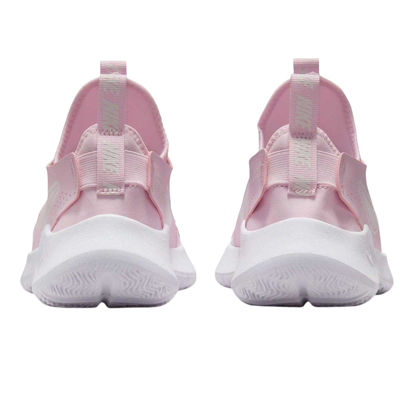 Pink Foam-White - Back - Nike Childrens-Kids Flex Runner 3 Leather Trainers