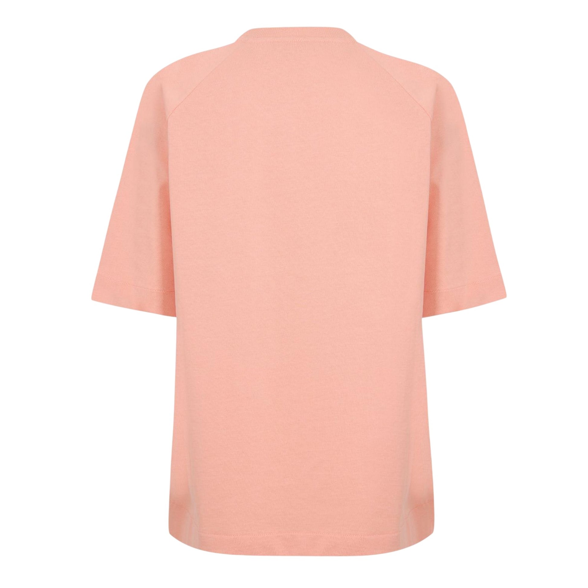 Coral Red - Back - Diadora Womens-Ladies Flowers Crew Neck Raglan T-Shirt
