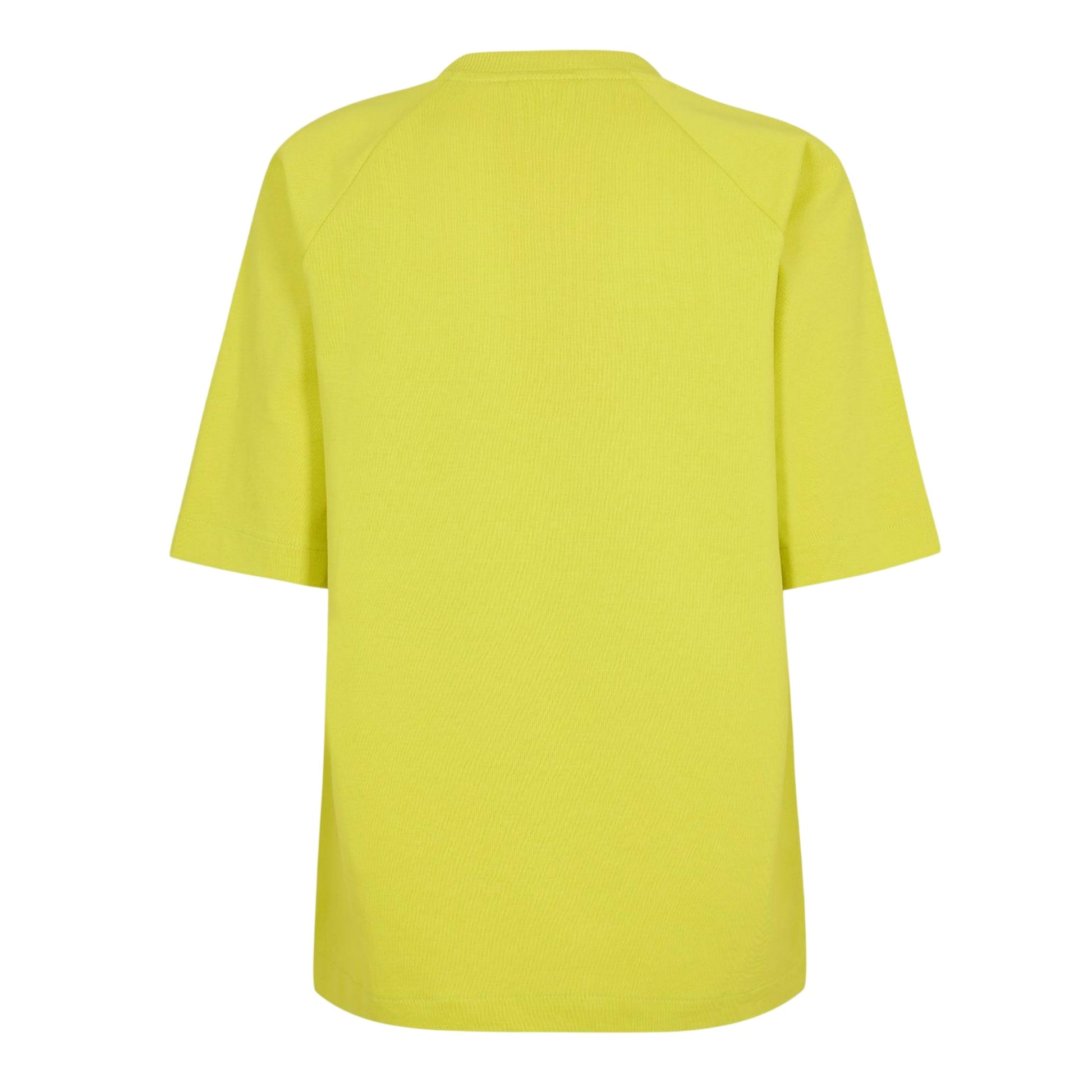 Yellow - Back - Diadora Womens-Ladies Flowers Crew Neck Raglan T-Shirt