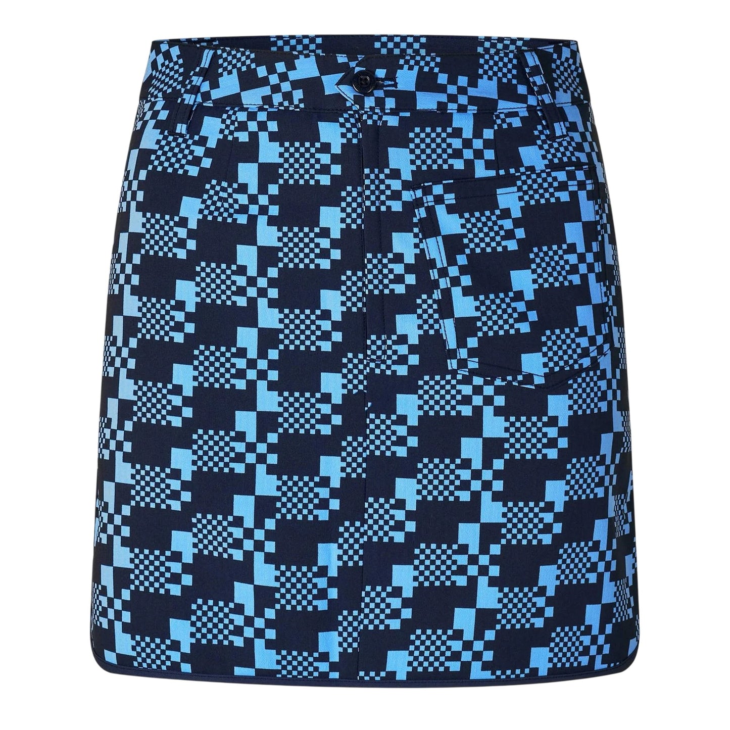 Purple - Front - Puma Womens-Ladies Houndstooth Golf Skort