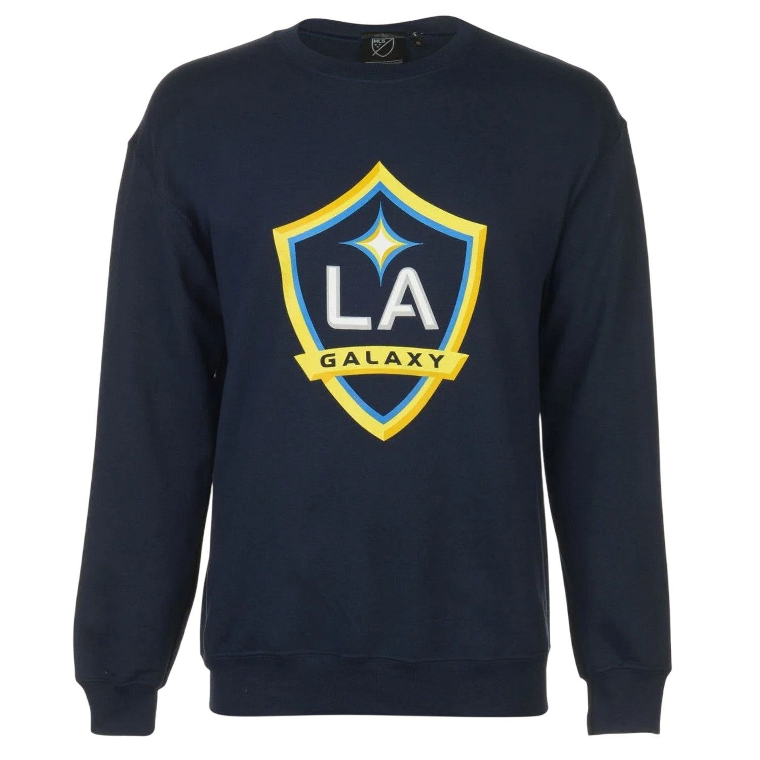 Blue - Front - LA Galaxy Mens Logo Crew Neck Sweatshirt