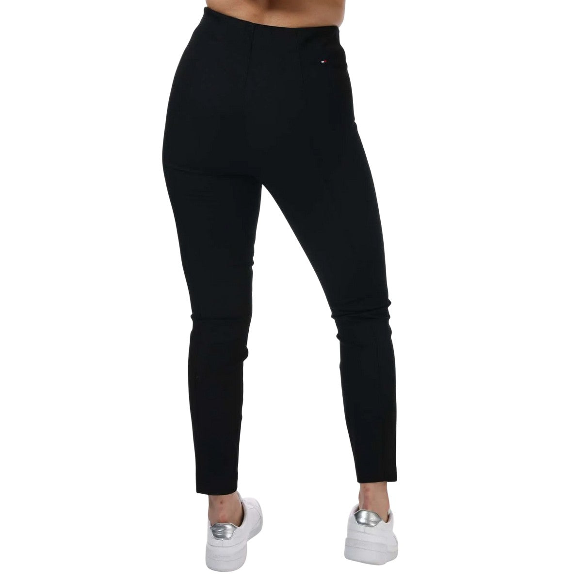 Black - Back - Tommy Hilfiger Womens-Ladies Essential High Waist Trousers