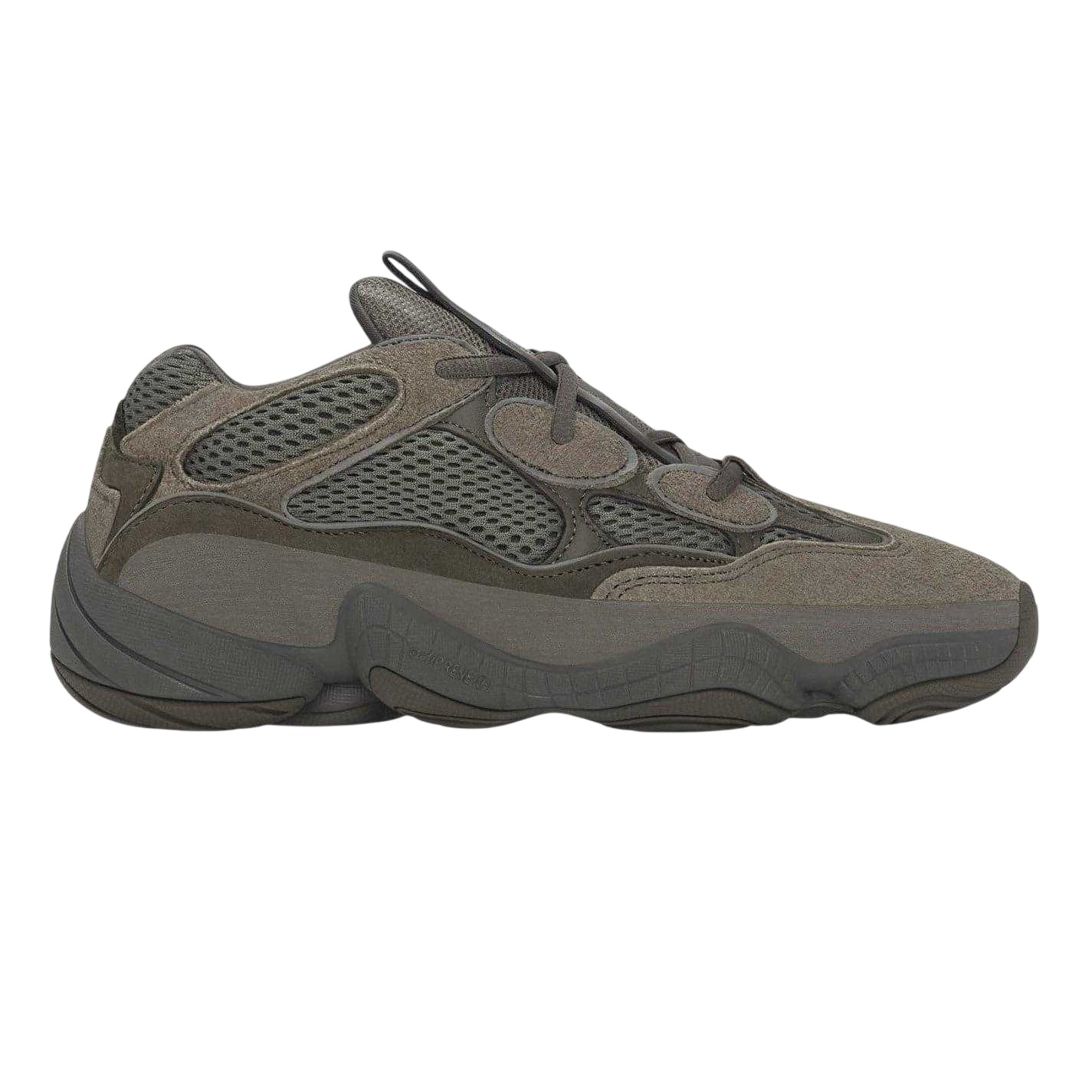 Clay Brown - Front - Yeezy Childrens-Kids 500 Suede Casual Trainers
