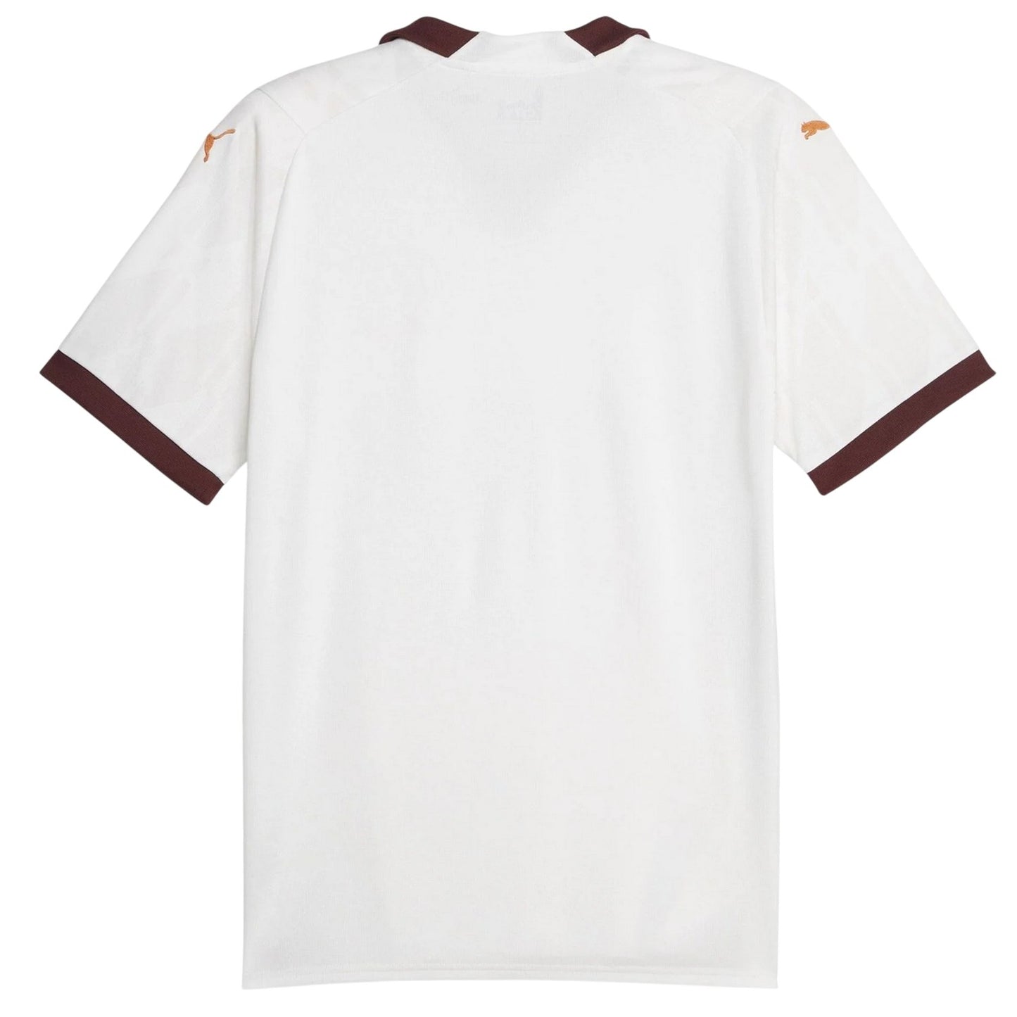 White-Brown - Back - Puma Mens Manchester City FC Replica Football Shirt